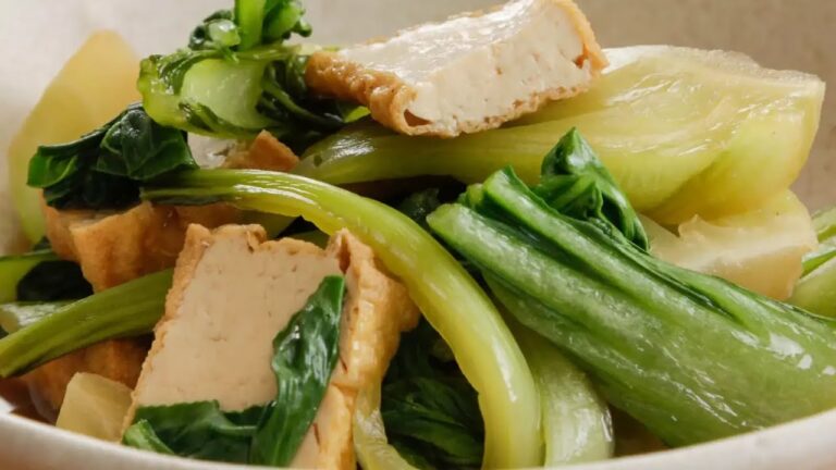 ちんげん菜と厚揚げの煮びたし