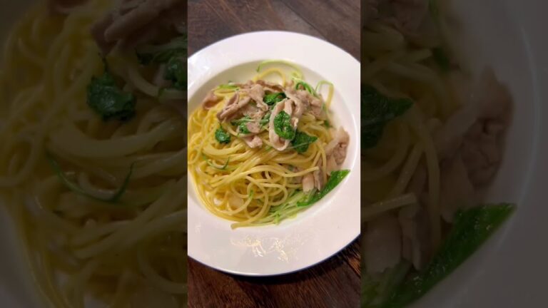 【1分でわかる】豚しゃぶパスタ