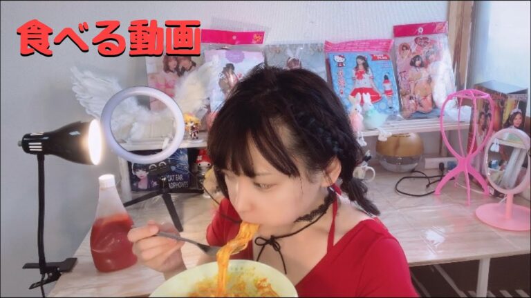 【食べる動画】BIGナポリタン+とろけるチーズ