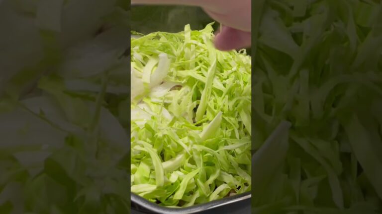 春キャベツと新玉ねぎのポン酢炒め　#かんたんレシピ #料理 #shorts