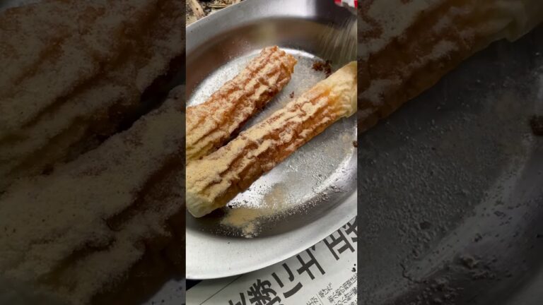 チーズちくわを唐揚げにする動画