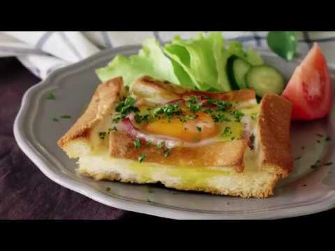 【簡単なのに旨いシリーズ】とろ〜り濃厚カルボナーラトースト🍳