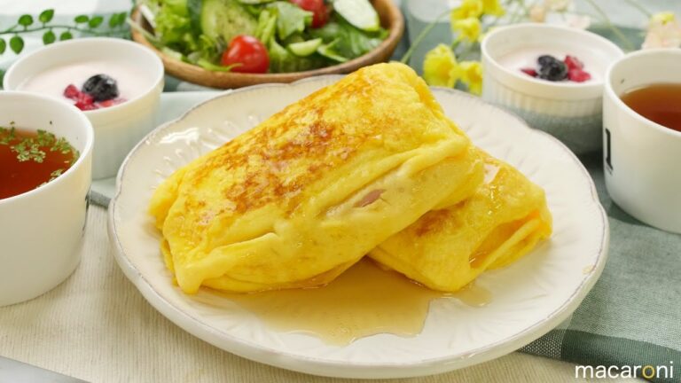 朝食で試してみたい！ 食パンで ハム チーズ フレンチ トースト サンド の作り方