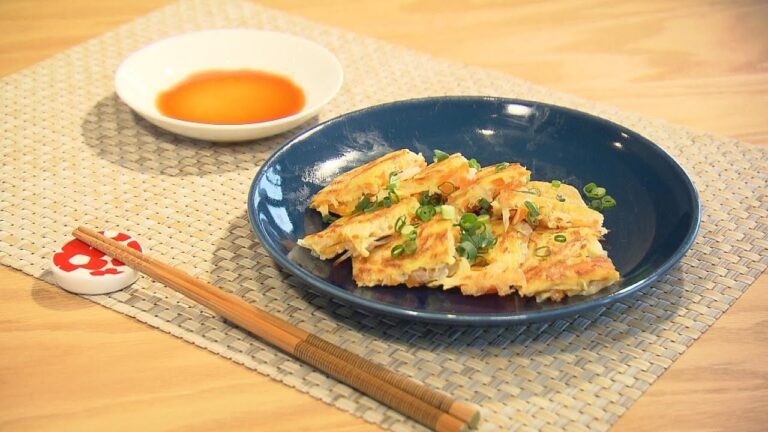 【イケめし】カルシウムたっぷり！人参と新玉ねぎのチヂミ（2022/5/16）