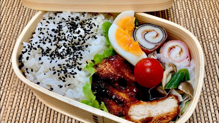 【お弁当#115】ちくわのクルクル巻き【メインはとりカツだよ☺︎】 #お弁当作り #bento #旦那用 #cooking  #主婦 #ルーティン