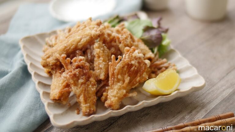 さくさくコリッと新食感！簡単すぎる えのきの 唐揚げ のレシピ 作り方