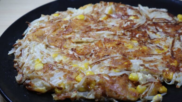 スピードレシピ【チーズもやしチヂミ】旨すぎて一瞬でペロリ‼