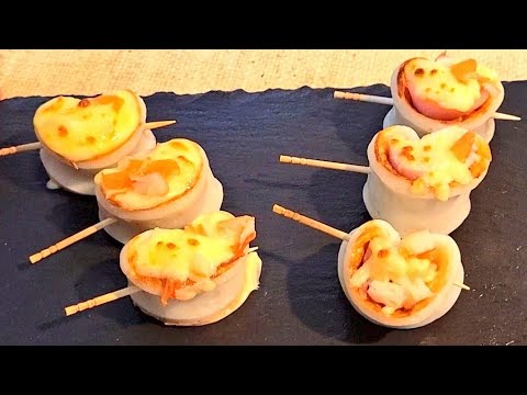 お弁当にいいかも人気のちくわハートチーズ焼き2種類作り方(竹輪レシピ/おかず/おつまみ)cheese-chikuwa