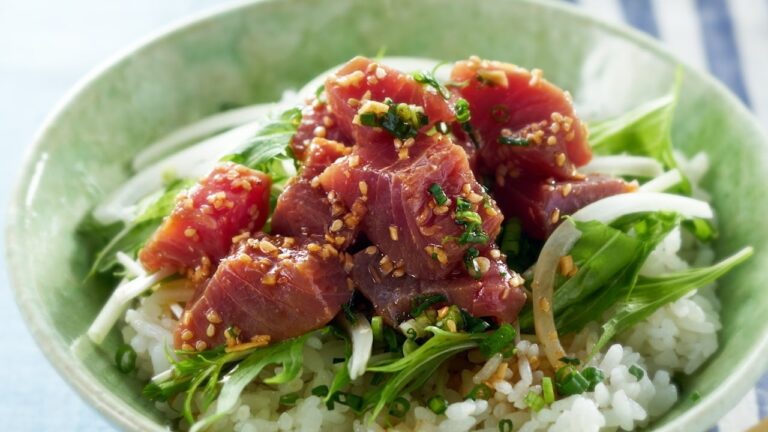 かつおのぽんポキ丼