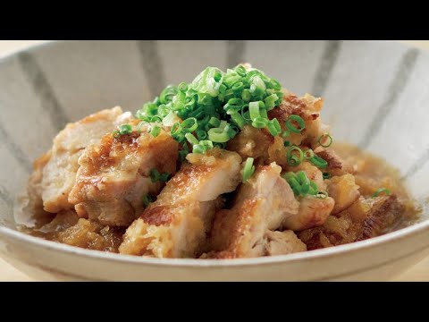 おいしい酢で爽やか鶏のみぞれ煮の作り方。