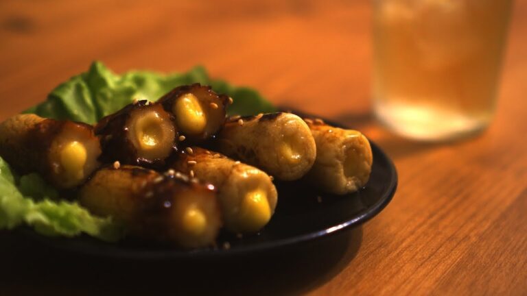 【飯テロASMR】夜食に甘辛チーズちくわを作ってハイボールで流し込む動画【簡単な夜食】