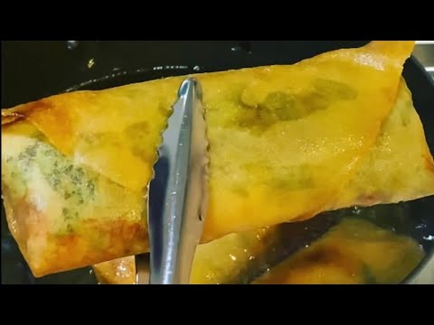 つまみに出したら最後!!　ごはんが止まらないっ！（梅しそチーズ春巻き）　【パパ大生】