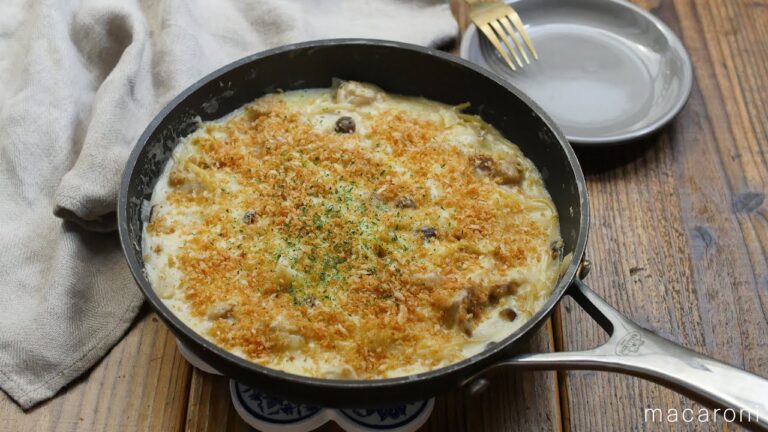 オーブンいらず！ワンパンパスタグラタン