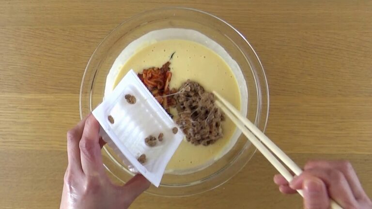 キムチ納豆チヂミ