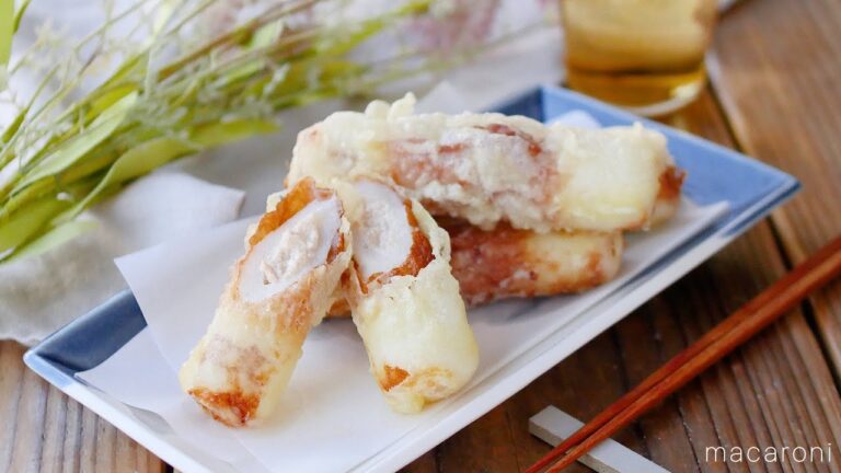 【ちくわのツナマヨ天ぷら】ちくわデコレーターを使って簡単！おつまみレシピ♪｜macaroni（マカロニ）