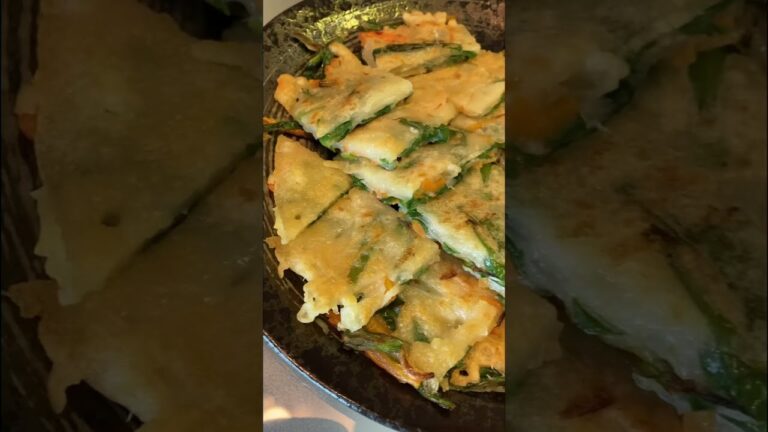 チヂミ #shorts #料理 #ニラ #にんじん #玉ねぎ #小麦粉