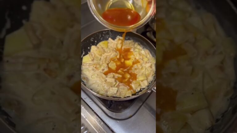 海老とマカロニのグラタン ！フライパンひとつで出来ます #shorts