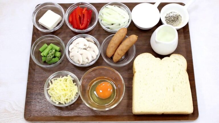 パンで作るキッシュ