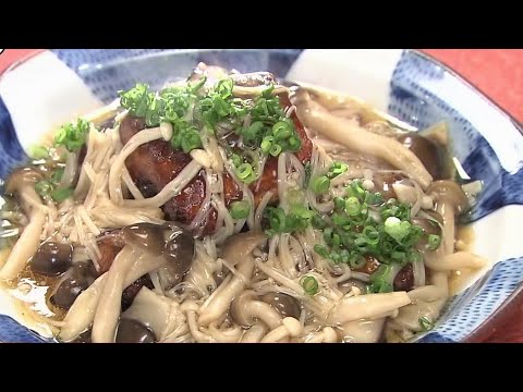 さんまの唐揚げ きのこあんかけ