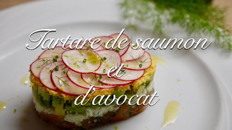 【Tartare de saumon et d'avocat】タルタルサーモン気軽にフレンチを😋/初夏にぴったりの前菜/How to make Salmon tartare【簡単料理】