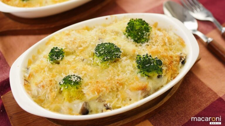 【基本のレシピ】ホワイトソースも手作り！ とろ〜り 濃厚 チキン グラタン のレシピ 作り方