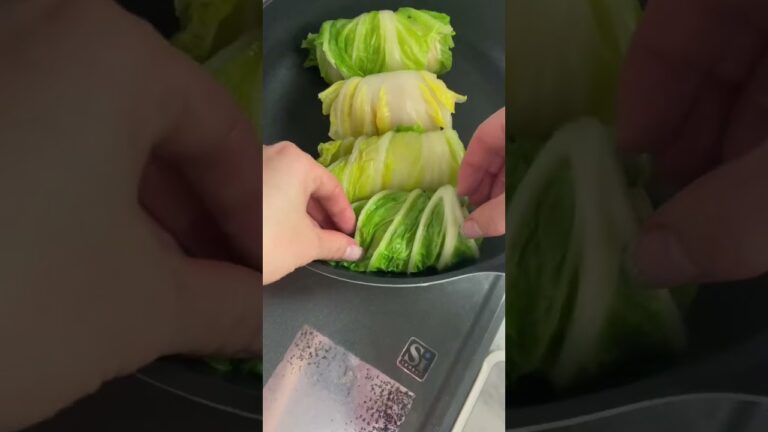 【低糖質レシピ】ぺろりと食べてしまった…ロール白菜#shorts