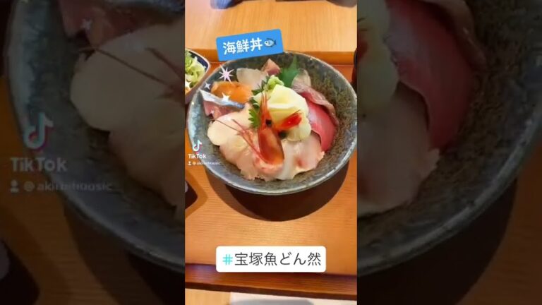 宝塚南口「魚どん然」海鮮丼で満腹