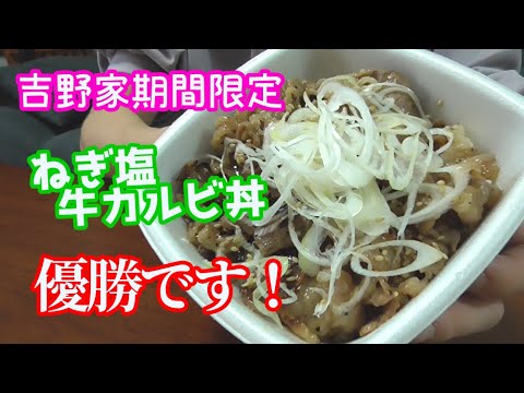 【2023年1月】優勝！吉野家のねぎ塩牛カルビ丼を記録【吉野家期間限定】【ネギ塩牛カルビ】