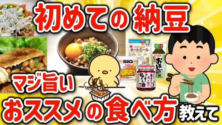 【2ch有益スレ】自炊民が極めた納豆の食べ方挙げてけｗ【ゆっくり解説】