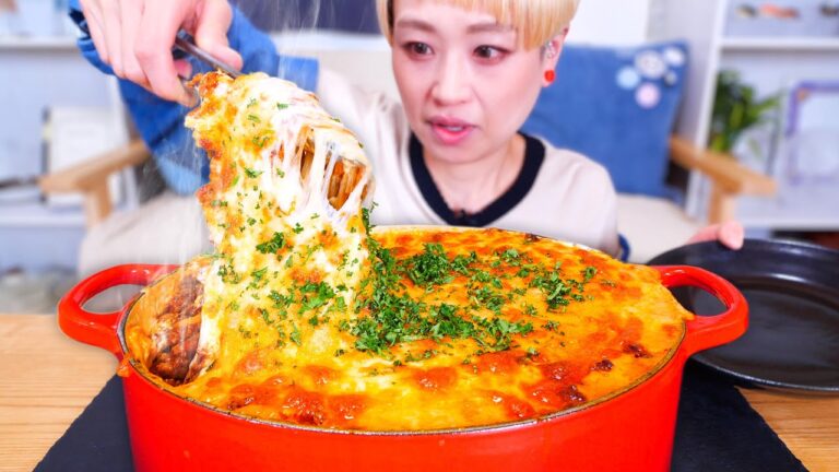 【大食い】4kg！巨大溶岩パスタ食べたい！チーズ沼からこってりパスタがこんにちは。【モッパン】【MUKBANG】