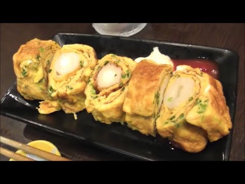 簡単おつまみ！竹輪チーズ玉子焼きの作り方！