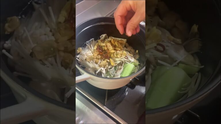 ほっこり体に優しい〜！あさりと青梗菜のスープ レシピはコメント欄に記載 #shorts