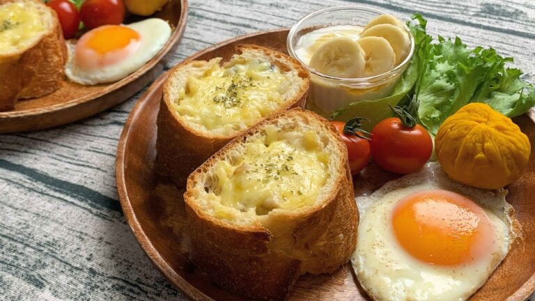 サラリーマンが出勤前に作る朝ごはん【パングラタン】