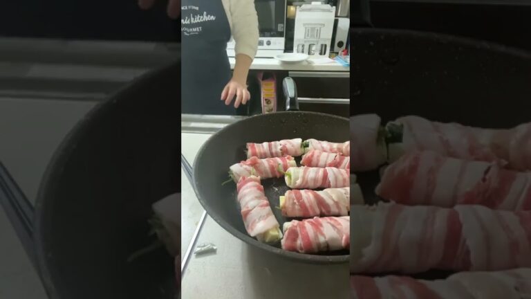 チーズちくわの肉巻き