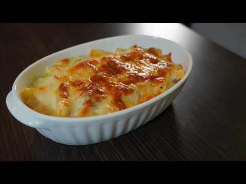 プロが作る【基本のグラタン】チキンマカロニグラタンの作り方・レシピ