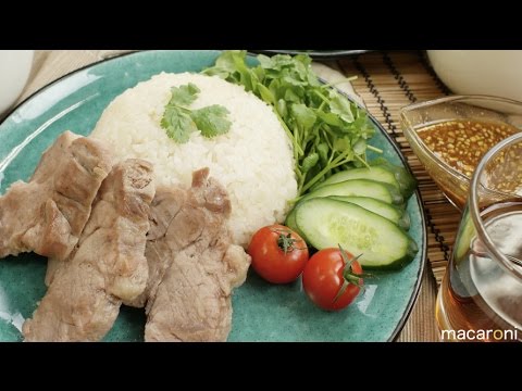 次来る肉ごはん!? 炊飯器で簡単「肉厚カオマンブタ」のレシピ・作り方