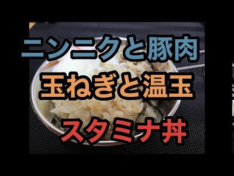 スタミナ丼を造ってみました