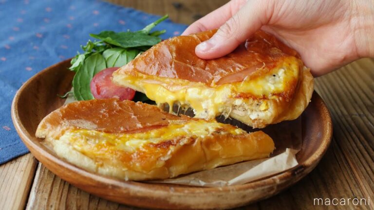 明日の朝ごはんに♪簡単！とろけるチーズのツナたまパニーニのレシピ　作り方