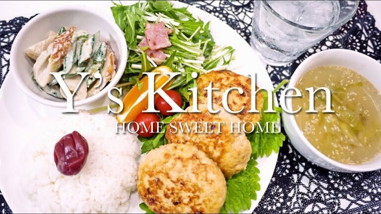 【料理】豆腐の鶏つくね＆オクラとチクワのマヨポン