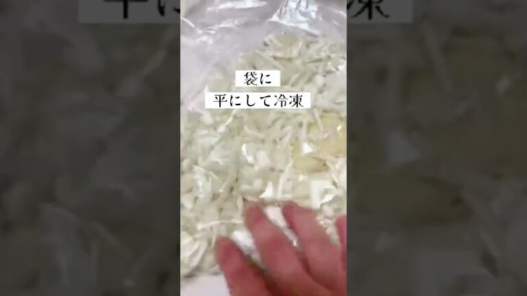 時短料理のための作り置き／えのき／もやし／夜ご飯／夕飯の下ごしらえ