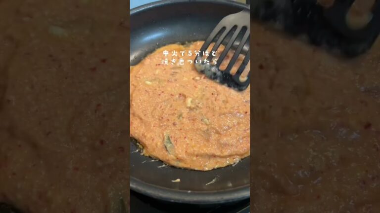 簡単ヘルシーレシピ　キムチーズチヂミ