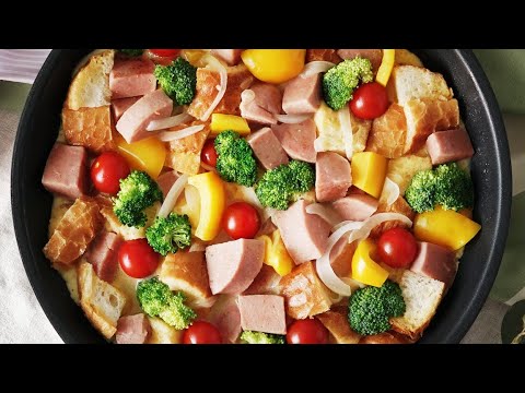 【フライパン一つで！】ごろごろパンキッシュ🍞