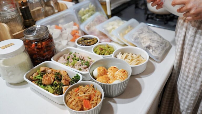 【全15品】食べても太らない１週間分の作り置き&冷凍ストック【食欲の秋】