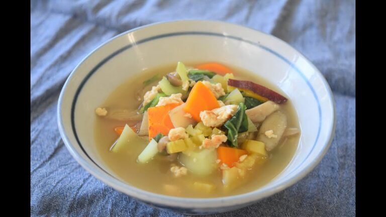 【季節の野菜レシピ〔秋野菜〕】「秋の中華風雷汁」