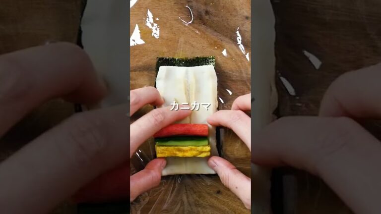 【ちくわ海苔巻き】おかずやおつまみににピッタリ♪かわいいサイズ✨ #shorts #ちくわ #レシピ