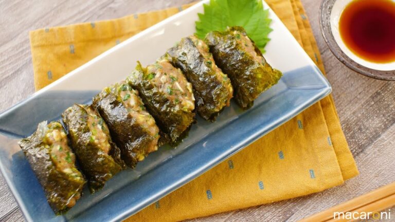 皮もフライパンも必要なし！ トースターで ヘルシー 海苔 餃子 のレシピ 作り方