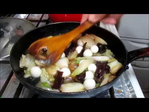 白菜と豚肉の中華炒め