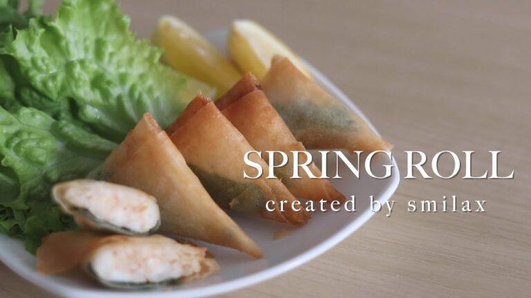 【簡単】SPRING ROLL  初めてでも作れる 明太チーズ春巻き の作り方