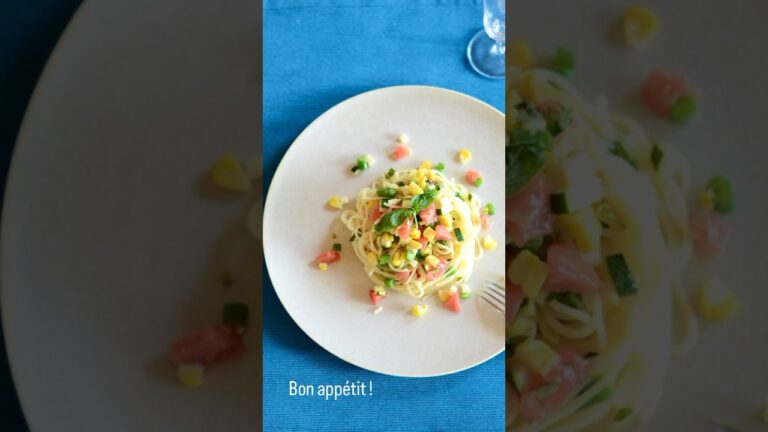 【旬レシピ】『夏野菜をたっぷり使ったおいしい冷製パスタの作り方』