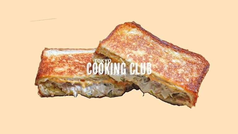 【ツナメルトサンドイッチの作り方】フライパンでホットサンドの簡単レシピ / 人気のサンドイッチレシピ